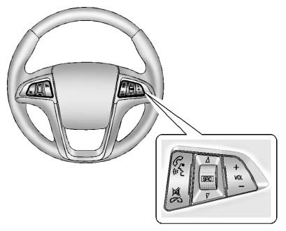 Chevrolet Equinox: Vehicle Features. Some audio steering wheel controls can be adjusted at the steering wheel.