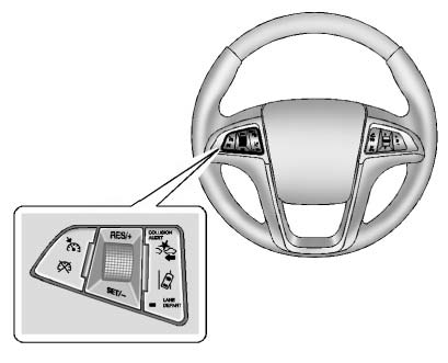 Chevrolet Equinox: Vehicle Features. To turn LDW on and off, press the LANE DEPART button, located on the steering