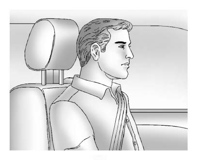 Chevrolet Equinox: Seats andRestraints. Adjust the head restraint so that the top of the restraint is at the same height