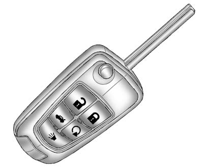 Chevrolet Equinox: Keys, Doors, andWindows Chevrolet Equinox: Keys, Doors, andWindows. RKE With Remote Start Shown, Without Similar