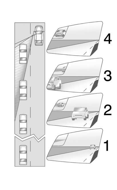 Chevrolet Equinox: Exterior Mirrors Chevrolet Equinox: Exterior Mirrors. Actual Mirror View
