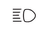 Chevrolet Equinox: Warning Lights, Gauges, andIndicators Chevrolet Equinox: Warning Lights, Gauges, andIndicators. The high‐beam on light comes on when the high-beam headlamps are in use.