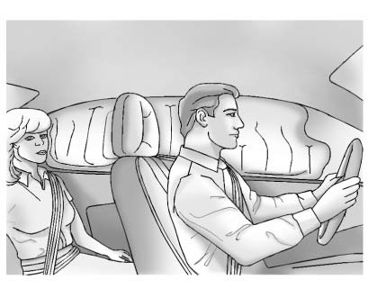 Chevrolet Equinox: Airbag System Chevrolet Equinox: Airbag System. Driver Side Shown, Passenger Side Similar