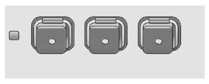 Chevrolet Equinox: Universal Remote System Chevrolet Equinox: Universal Remote System. If the vehicle has this feature, you will see these buttons with one indicator